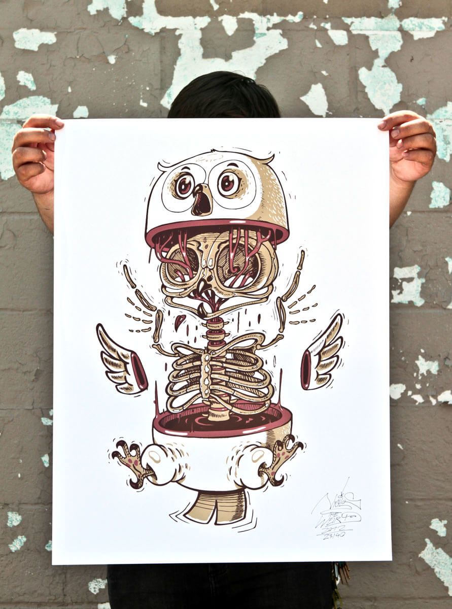 nychos street art illustration 11