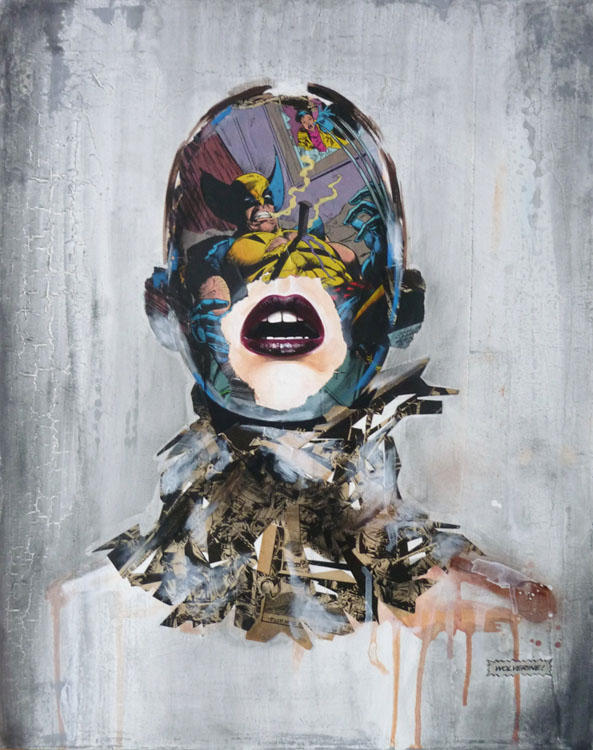 sandra chevrier comic painting oldskull 10