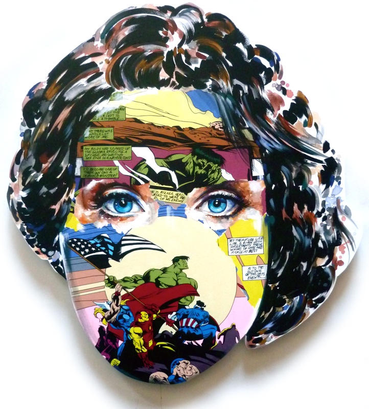 sandra chevrier comic painting oldskull 6