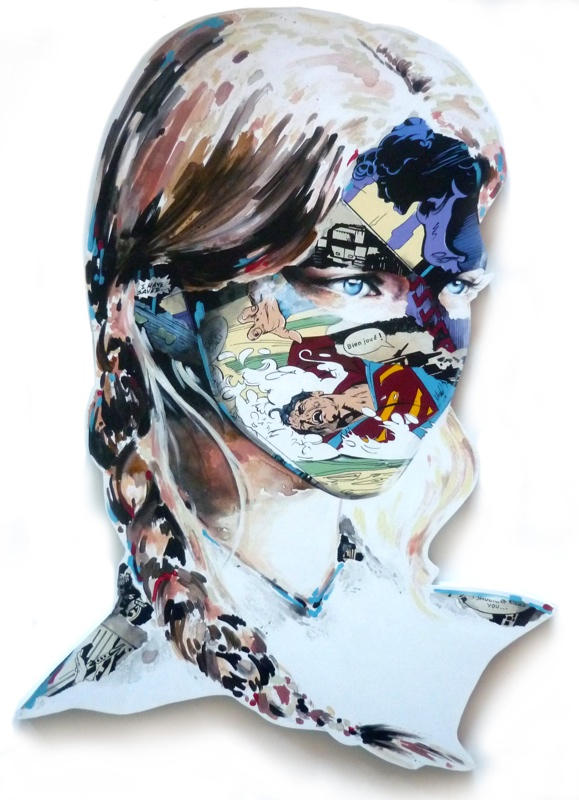 sandra chevrier comic painting oldskull 7