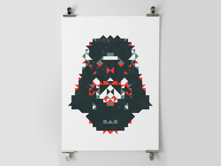 star wars polygon posters 1