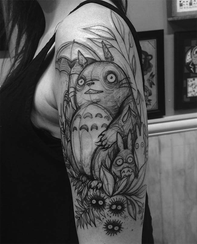 Adorable Sketchbook-Style Tattoos by Canadian Artist Naomi Chi