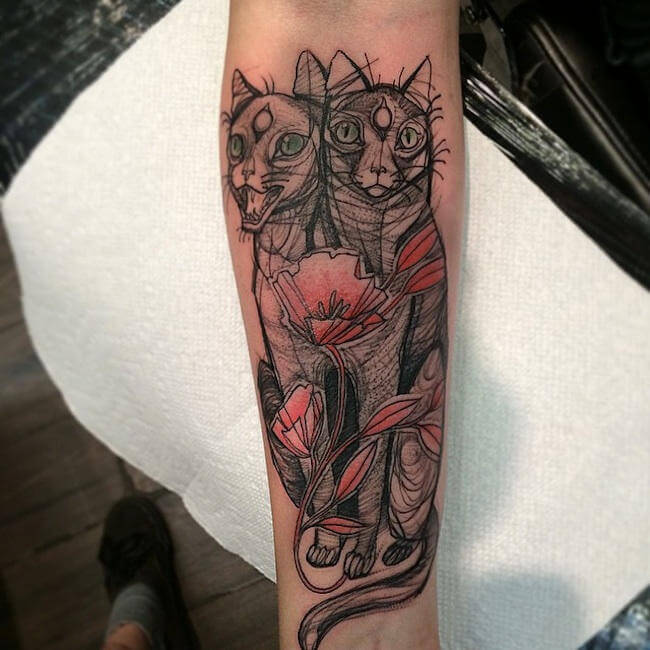 Adorable Sketchbook-Style Tattoos by Canadian Artist Naomi Chi (1)