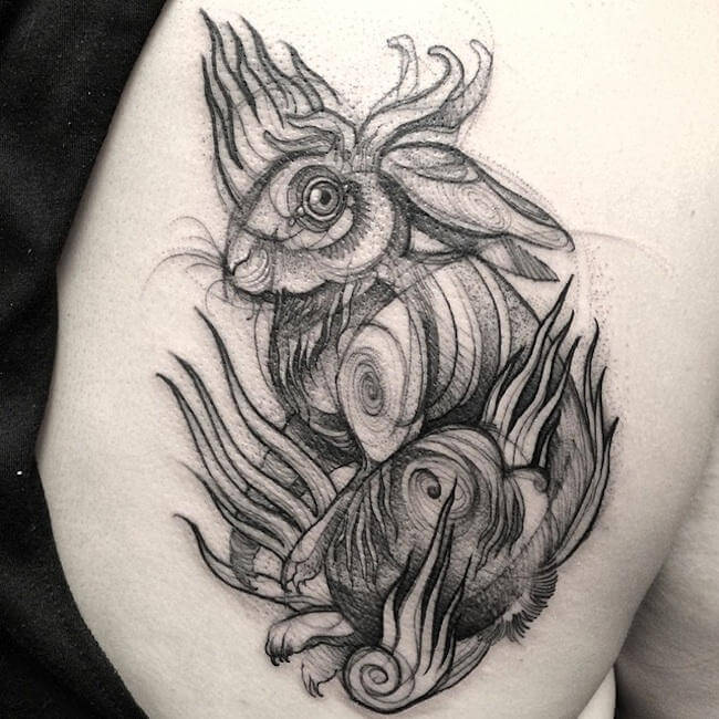 Adorable Sketchbook-Style Tattoos by Canadian Artist Naomi Chi (13)