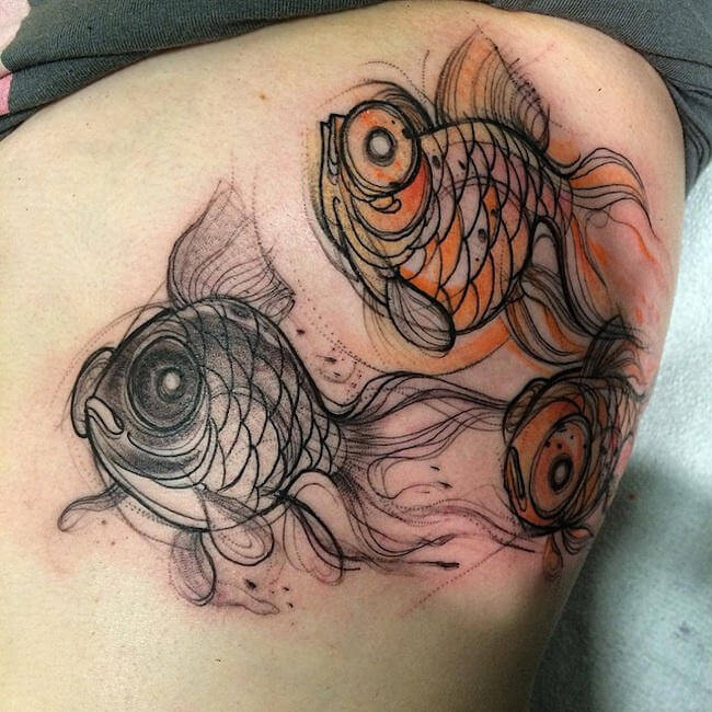 Adorable Sketchbook-Style Tattoos by Canadian Artist Naomi Chi (6)