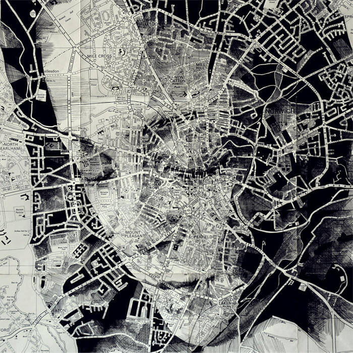 Portraits Drawn on Maps by Ed Fairburn (3-1)