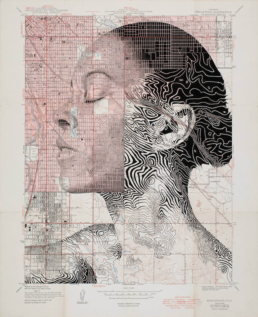 Portraits Drawn on Maps by Ed Fairburn (6)