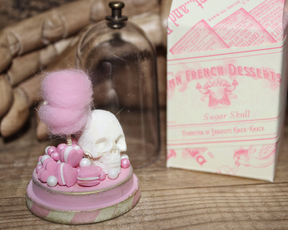 esculturas en miniatura grotescas oldskull 6