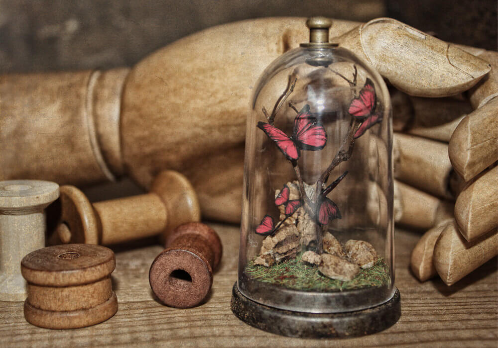 esculturas en miniatura grotescas oldskull 7