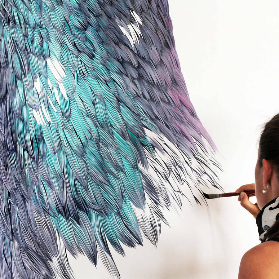 Adele Renault Paints Incredibly Realistic Pigeon (7)