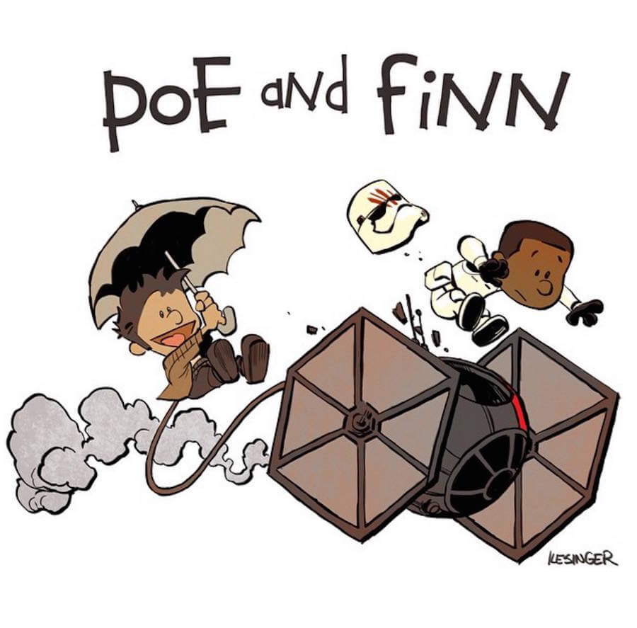 Star Wars Meets Calvin and Hobbes Comics (2)