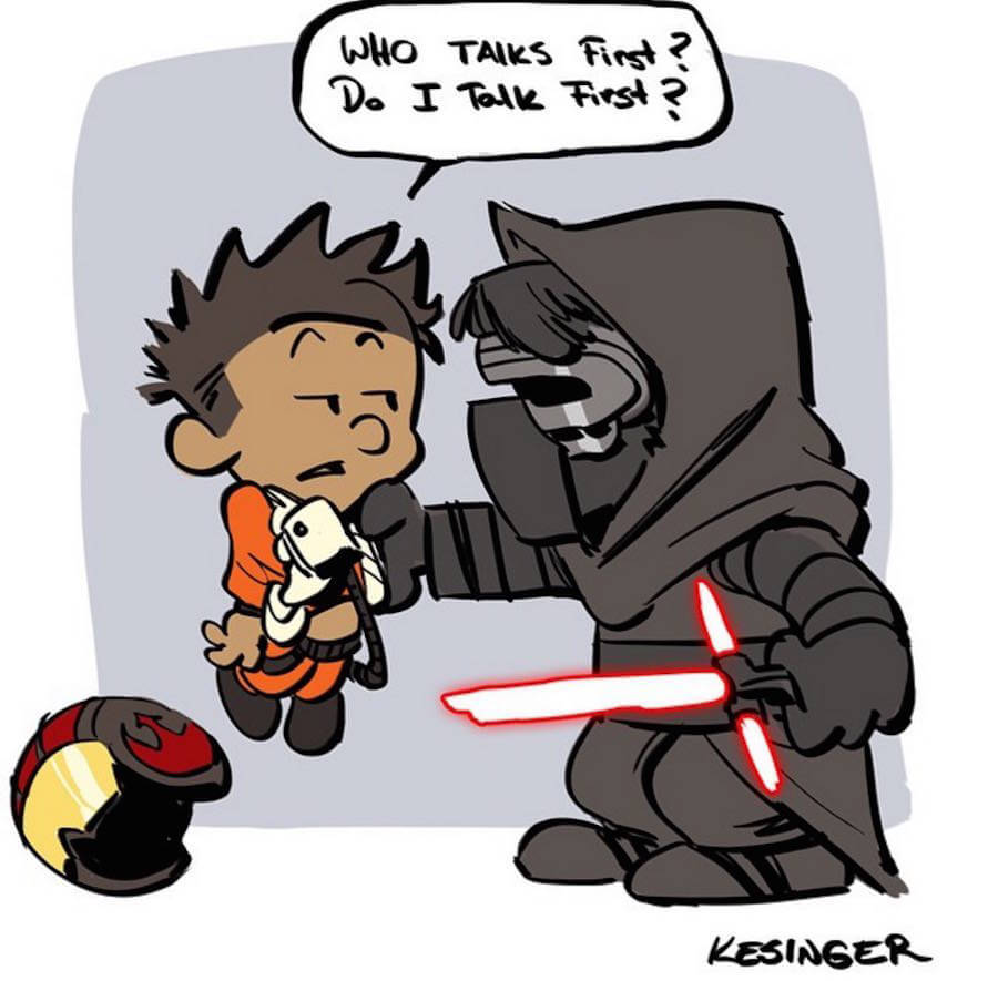 Star Wars Meets Calvin and Hobbes Comics (4)