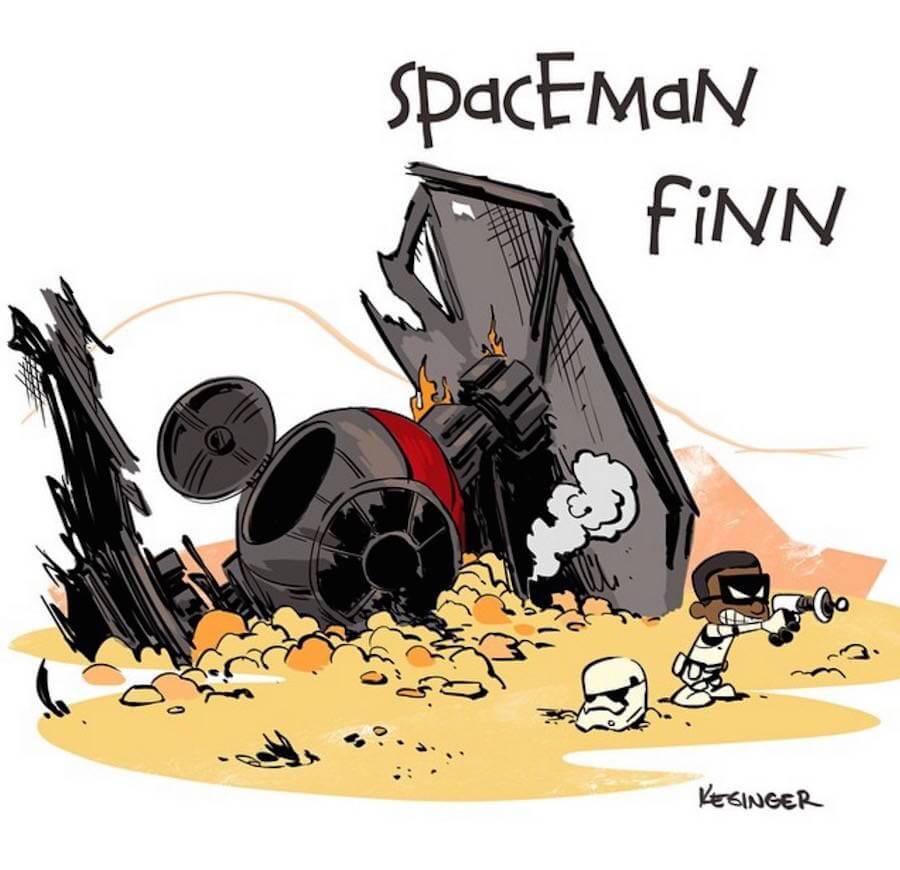 Star Wars Meets Calvin and Hobbes Comics (5)