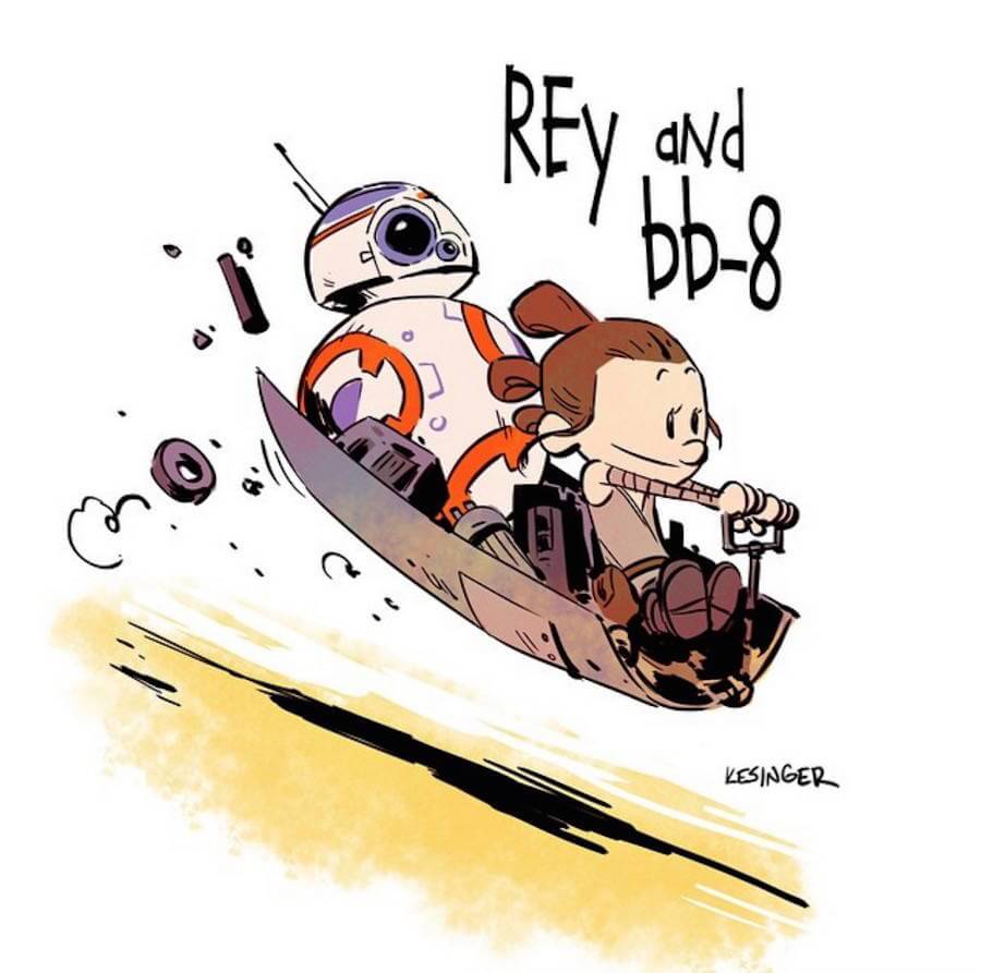 Star Wars Meets Calvin and Hobbes Comics (6)