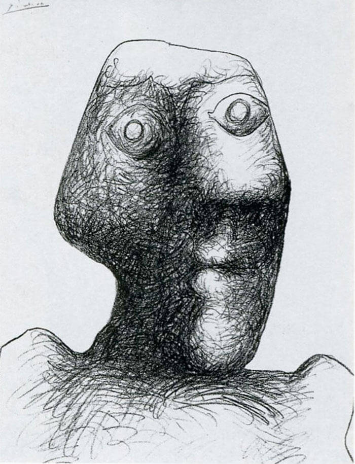 Picasso Self Portrait Evolution From Age 15 To Age 90 (14)