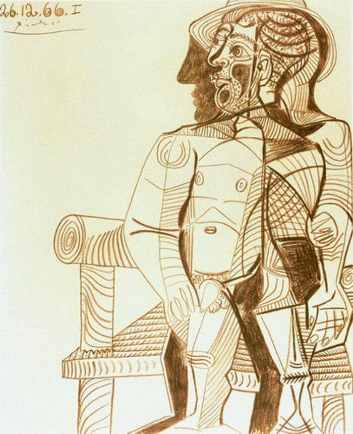 Picasso Self Portrait Evolution From Age 15 To Age 90 (9)