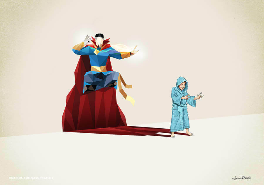 New Children’s Superheroes Shadows Posters (12)