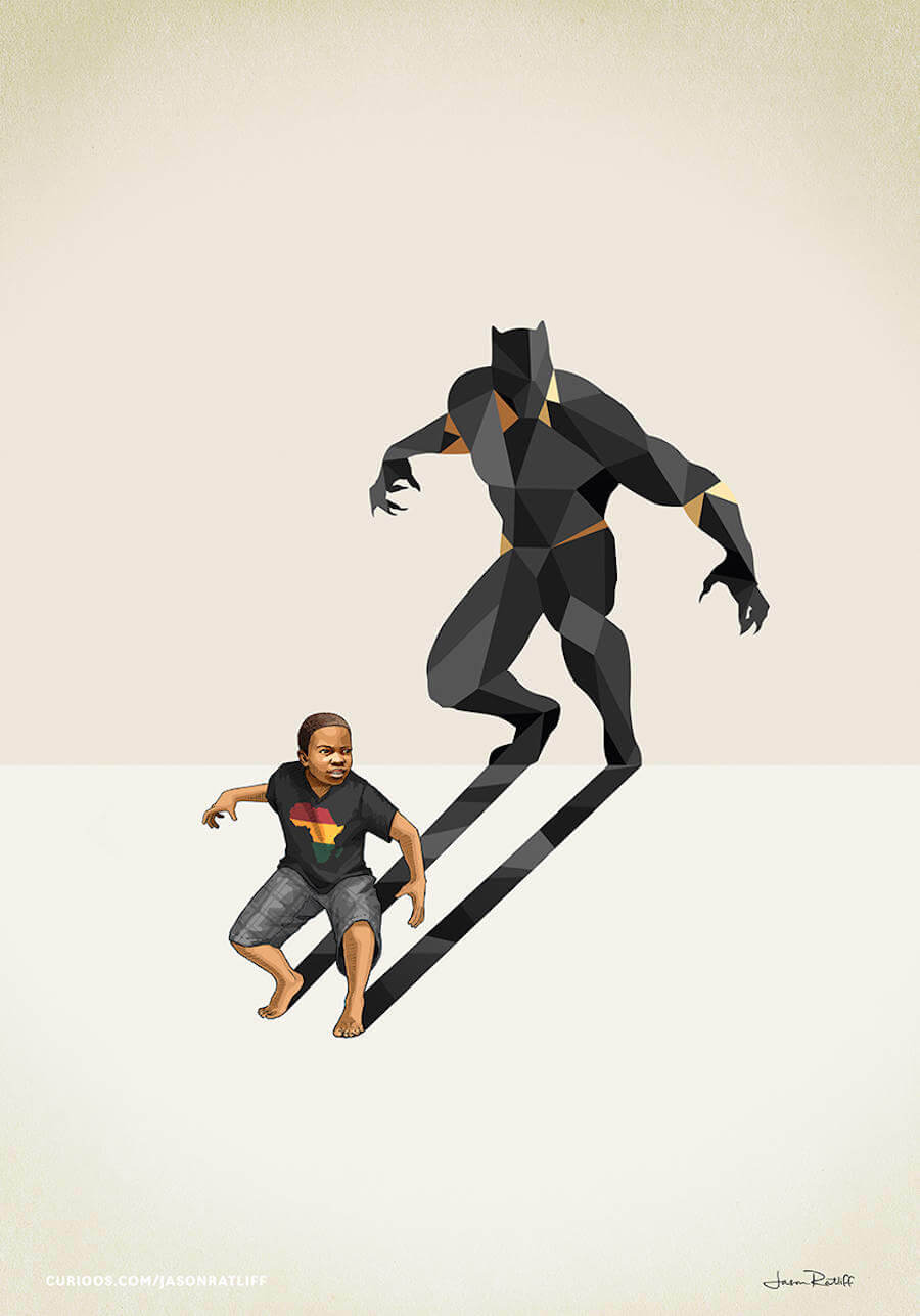 New Children’s Superheroes Shadows Posters (13)
