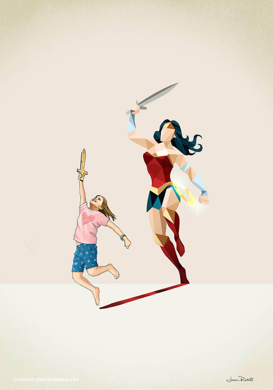 New Children’s Superheroes Shadows Posters (15)