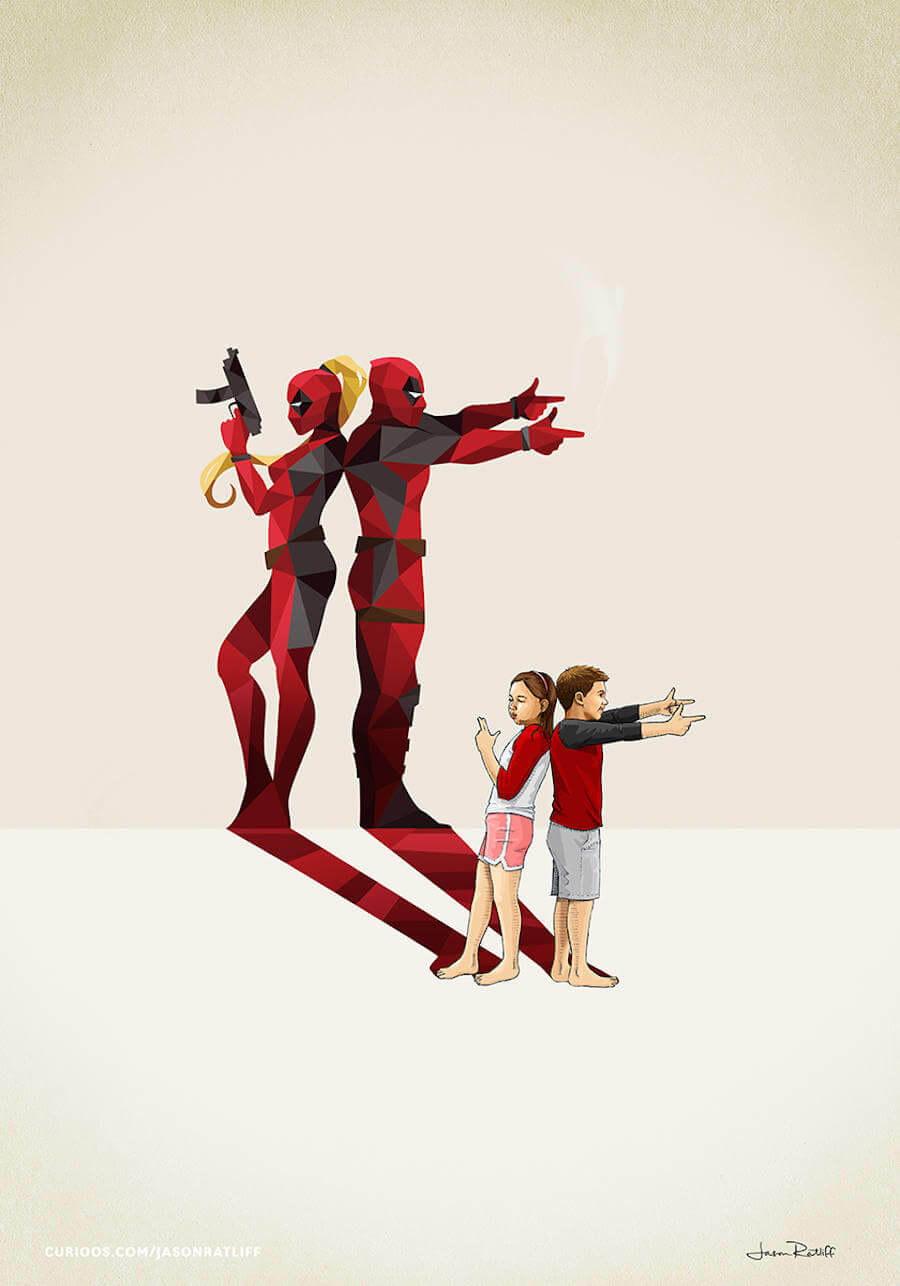 New Children’s Superheroes Shadows Posters (7)