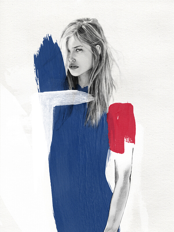 lucie biriant fashion illustraion oldskull 10