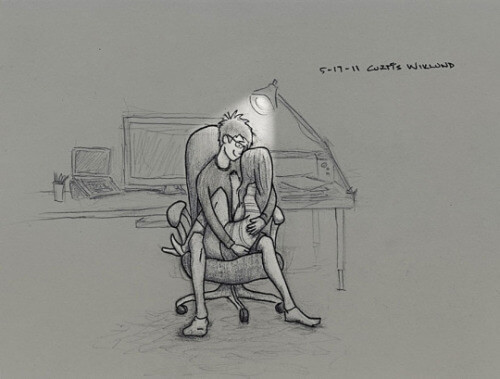 A Diary of 365 Adorable Sketches By Curtis Wiklund - 16