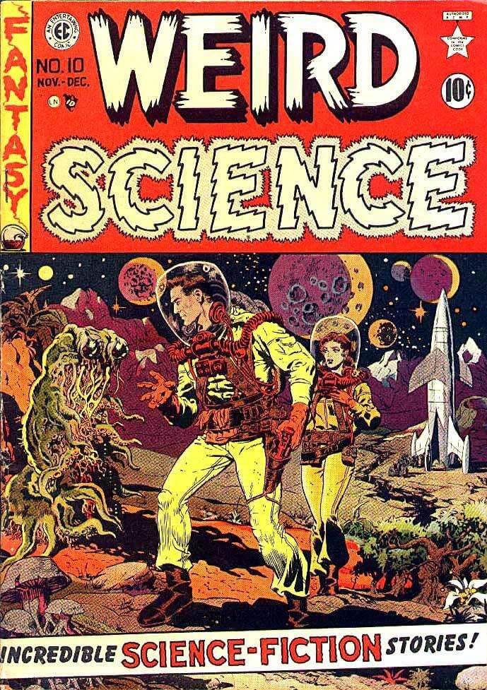 Weird science portada de wally wood