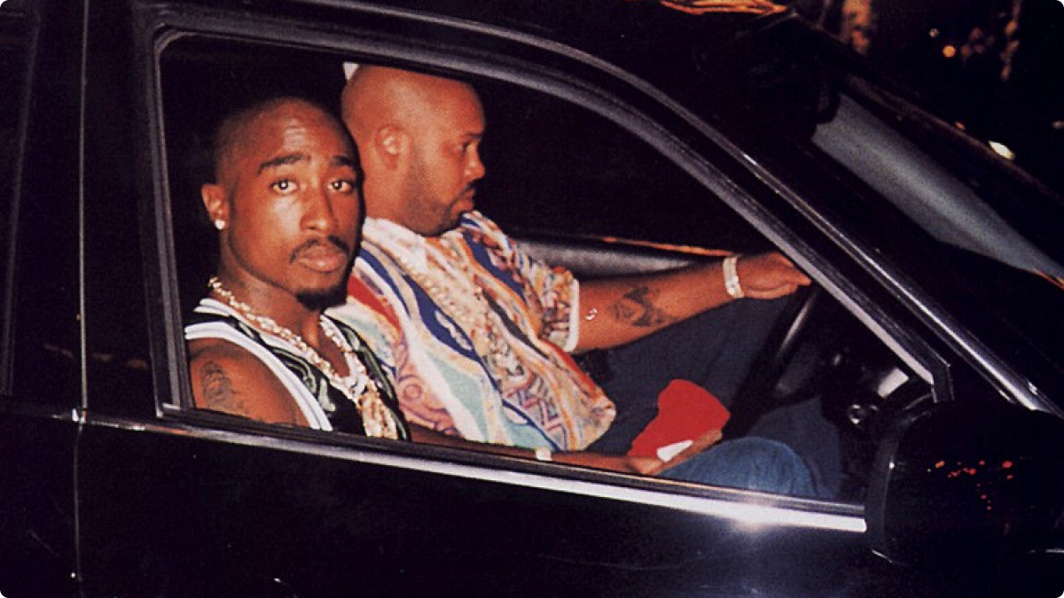 2pac antes de ser disparado, Las Vegas, 1996.