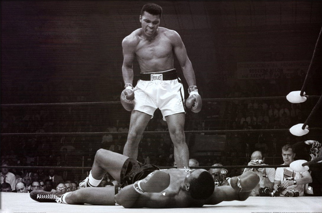 Muhammad Ali vs Sonny Liston, 1965. Fotografía de Donald L. Robinson