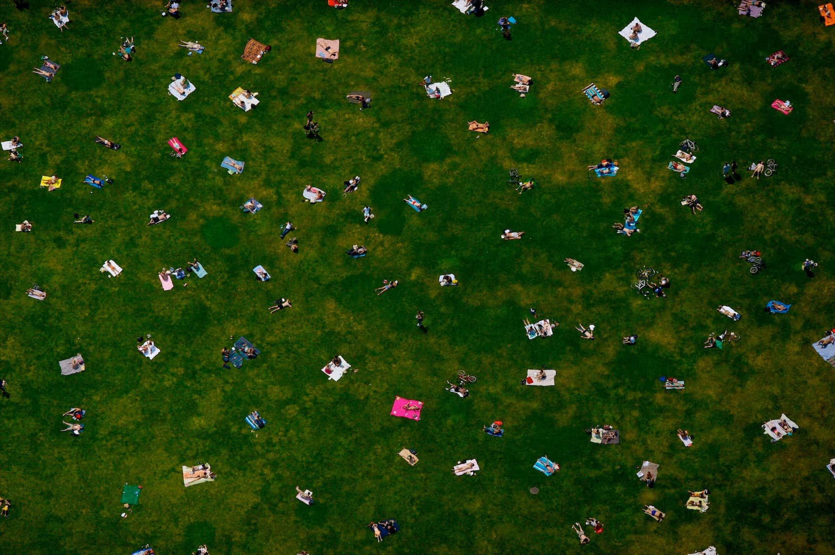 Fotografía de Vista aerea de Bryant Park, New York City