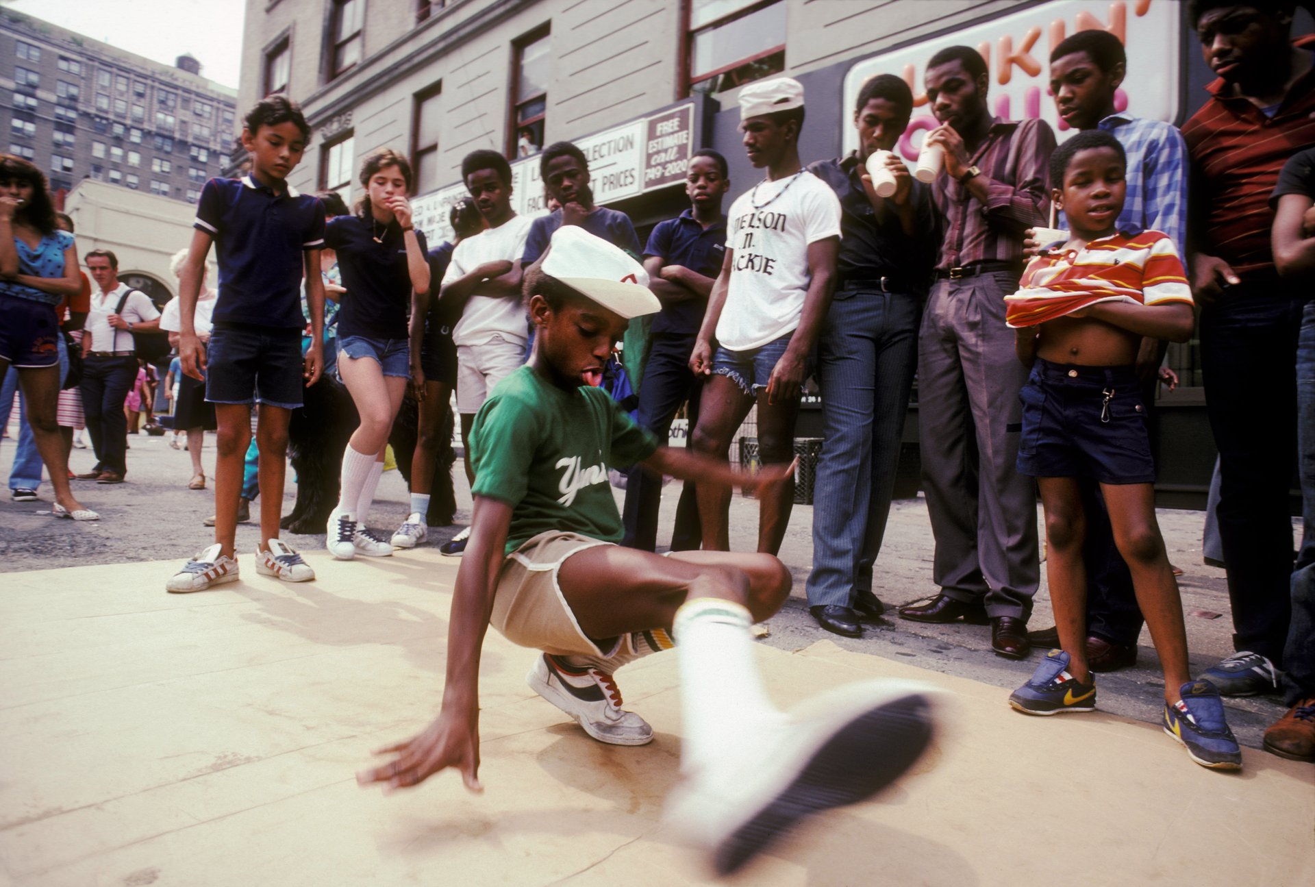 Fotografía de bboys por Martha cooper