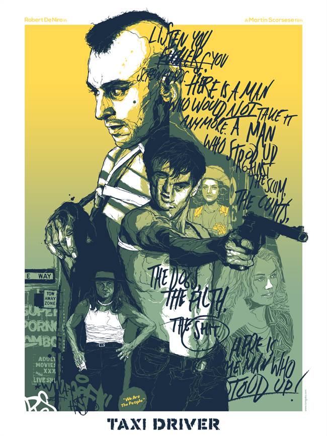 Poster de la pelicula taxi driver