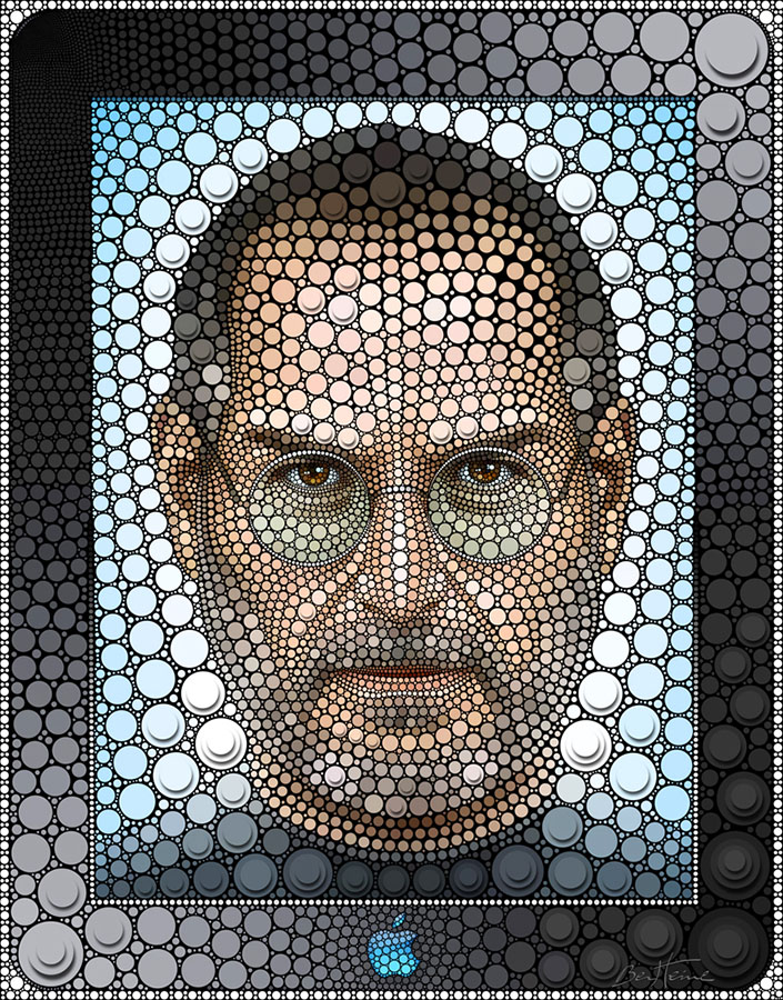 Ilustracion de Steve jobs