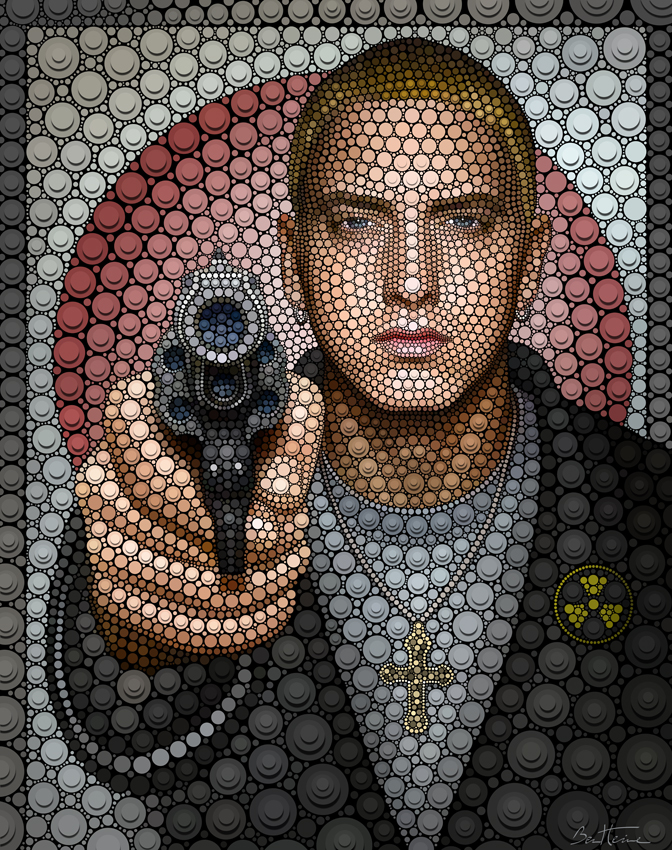 Ilustracion de eminem