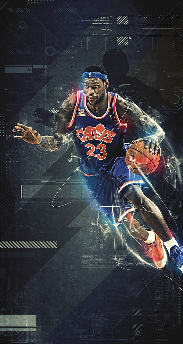 Diseño gráfico baloncesto