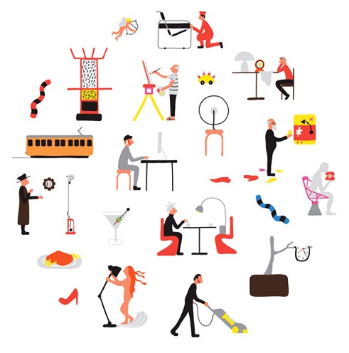 ilustracion sobre trabajo