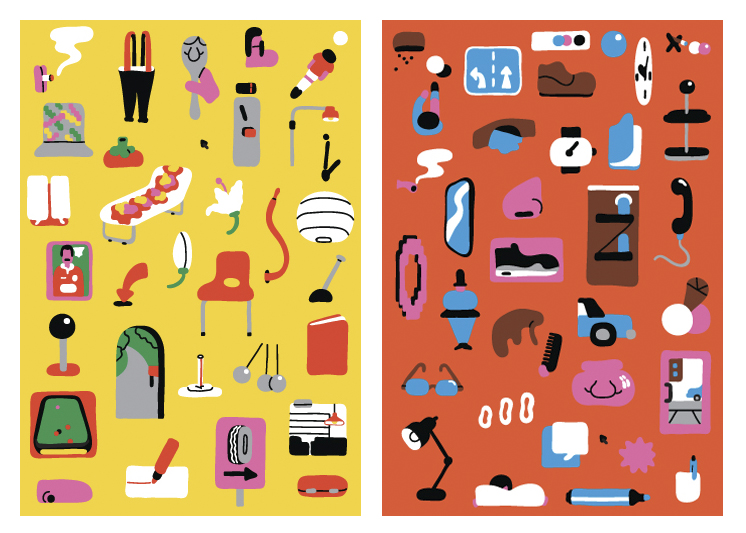 Objetos ilustrados