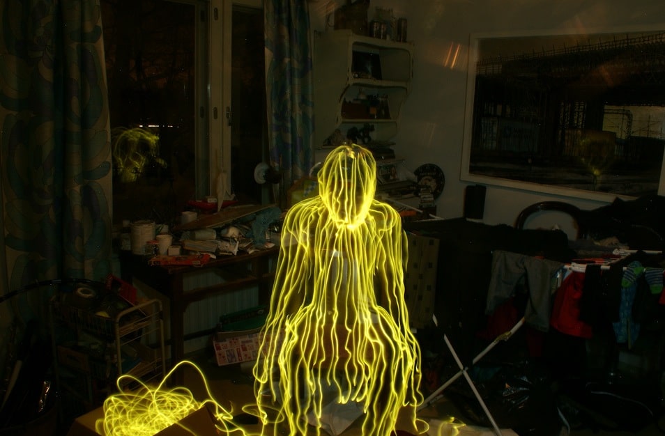 fotografia de luz de una persona