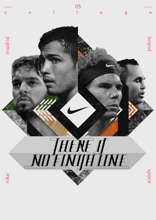 Poster de nike con rafa nadal