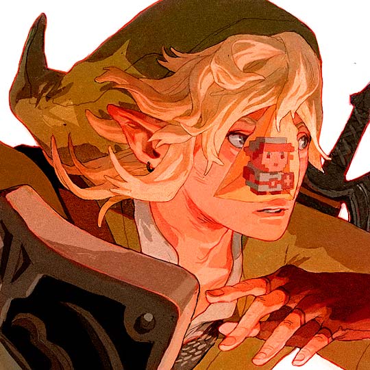 sachin-teng-illustracion de link del videojuego zelda