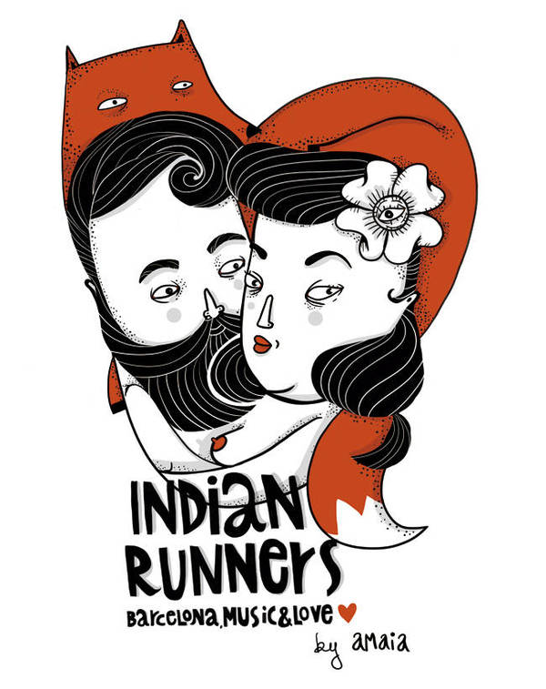 indian runners cartel de amaia arranzola