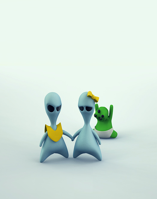 Personajes digitales de Daniel Levanon
