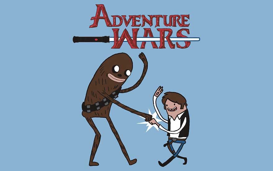Fant art de hora de aventuras, star wars