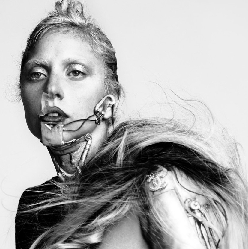 Retrato de lady gaga