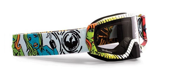 Gafas de nieve dragon diseñadas por taylor says
