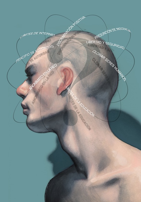 Ilustracion Hombre editorial de fernando vicente