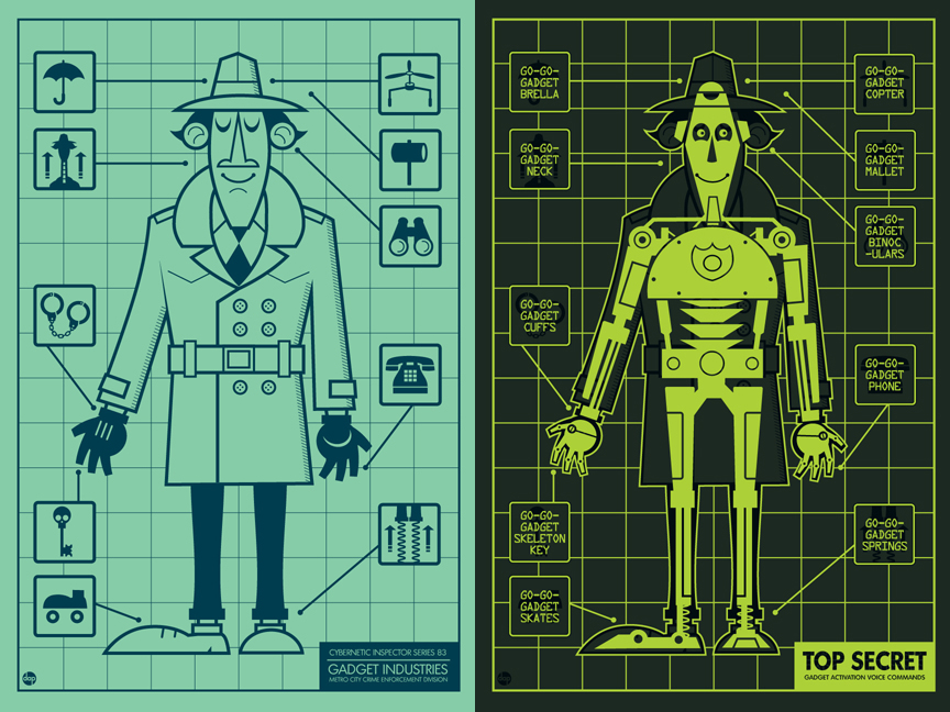 Poster del Inspector Gadget