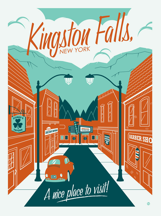 CARTEL DE KIGSTON fALLS New York