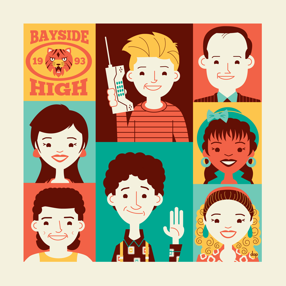 Poster ilustracion de salvados por la campana