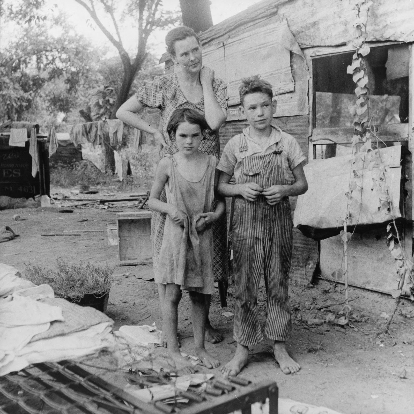 Fotografía de niños inmigrantes en los años 60s